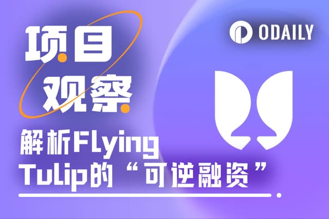 Analyzing the details of Flying Tulip's $1 billion "reversible financing" operation: How can retail investors participate?