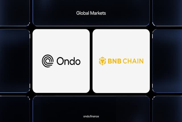 Ondo Global Markets expands to BNB Chain, bringing over 100 US stocks and ETFs to its ecosystem of 3.4 million daily active users.
