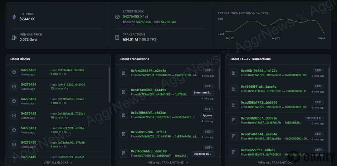 Robinhood Chain疑似宕机，未产出新区块