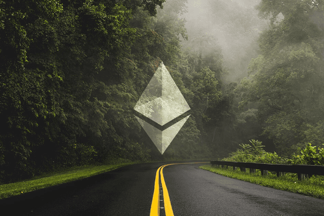 Diagram of the development route of Ethereum