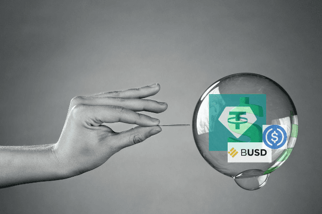Off-chain stablecoins and the risks of encrypted asset bubbles