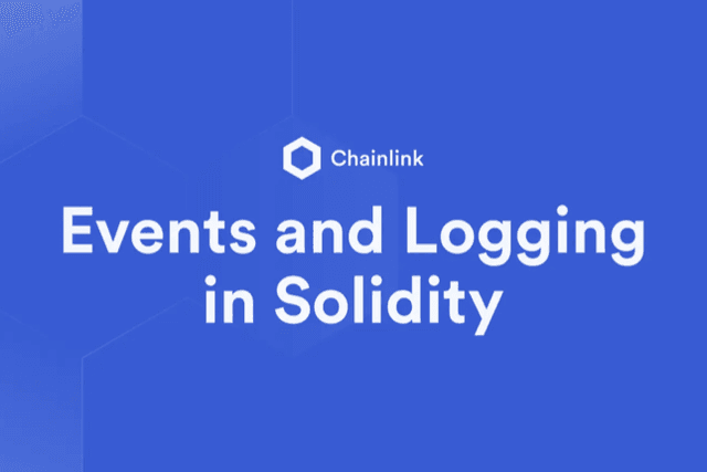 Events and logs in Solidity