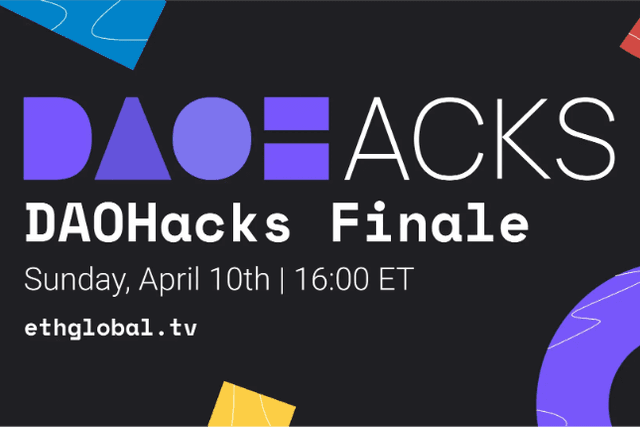ETHGlobal "DAO Themed Hackathon" Finalist Project List