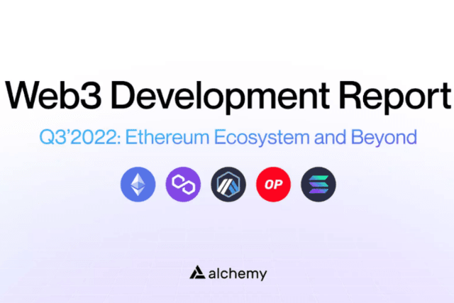 2022 Q3 Web3 Developer Report: The deployment of Ethereum smart contracts surged by 40%
