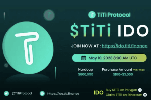 Decentralized stablecoin protocol TiTi Protocol plans to land on the Ethereum mainnet in the next few weeks