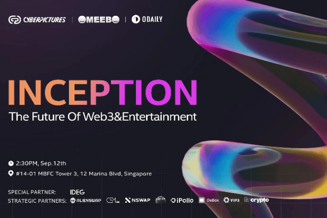 Focus on the entertainment industry RWA asset issuance platform CyberPictures teamed up with Odaily to debut at Singapore's TOKEN2049.