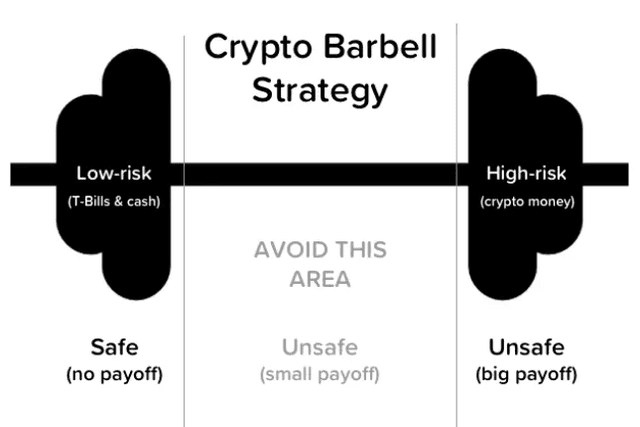 The Barbell Strategy for Crypto Markets: A Great Balance of Risk and Reward