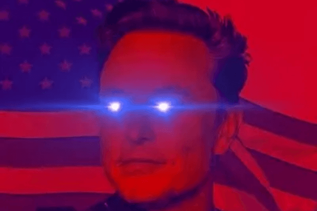 Musk puts on laser eyes again, driving the Meme coin "DMAGA" to surge 50 times