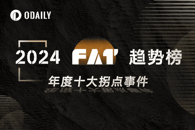 Big news! "FAT" trend list of "Top Ten Turning Point Events of the Year"