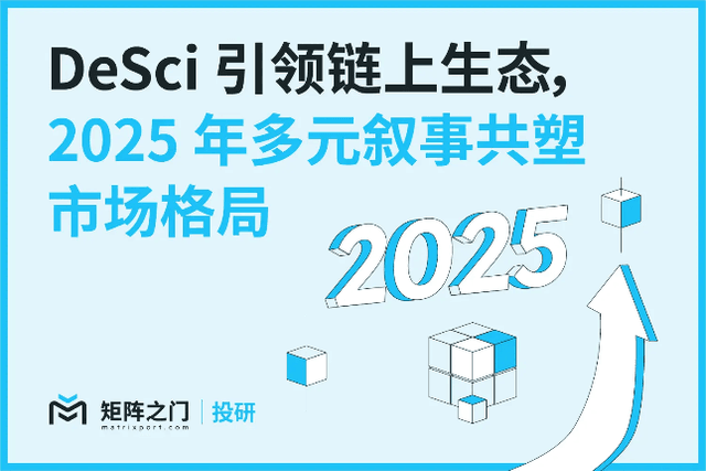 Matrixport Investment Research: DeSci leads the on-chain ecosystem, and multiple narratives will jointly shape the market landscape in 2025