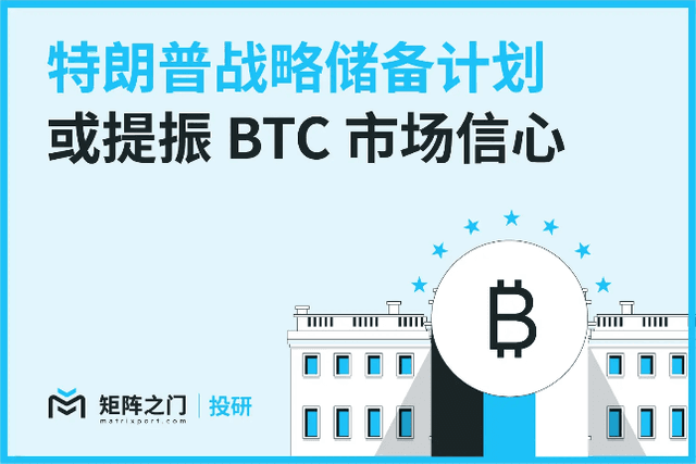 Matrixport Investment Research: Trump’s strategic reserve plan may boost BTC market confidence