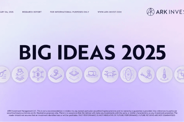 ARK Invest 2025 Report: What does Wood think about Crypto, AI Agents and Stablecoins?