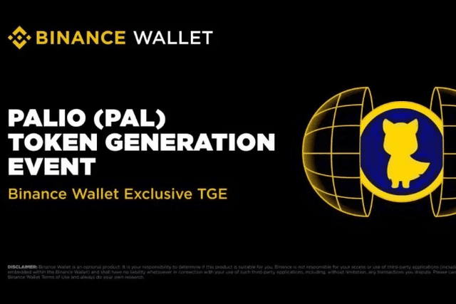 No VC, no team reservation, PalioAI (PAL) TGE is launched on Binance Wallet