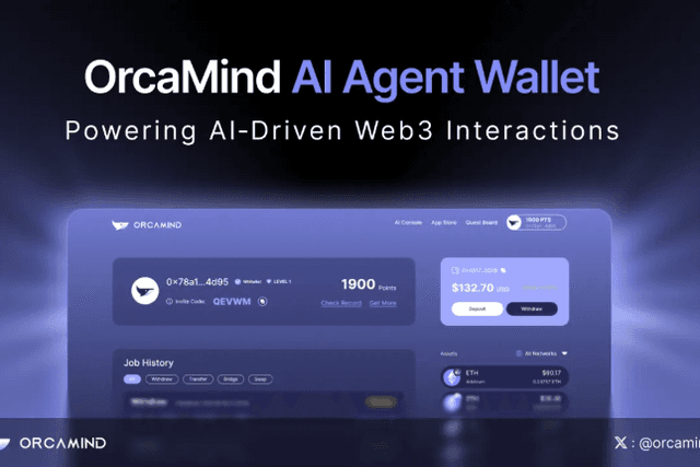 OrcaMind AI Agent Wallet: Building AI-driven Web3 interactive experiences