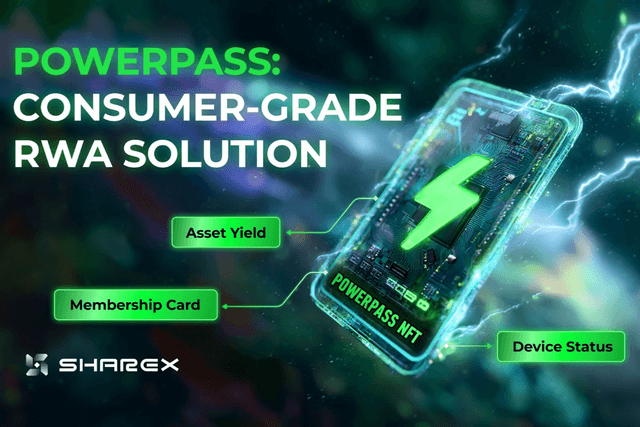 PowerPass | ShareX Enters the Consumer-Grade RWA Market from the Sharing Economy