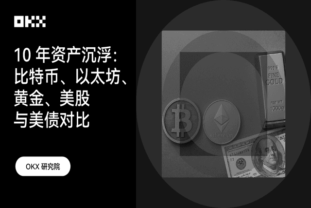 OKX研究院|主流资产10年表现大起底,比特币、黄金、美股、美债等数据真相