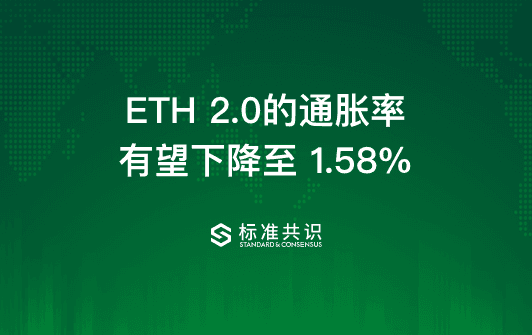 Opinion: The inflation rate of ETH 2.0 is expected to drop to 1.58%