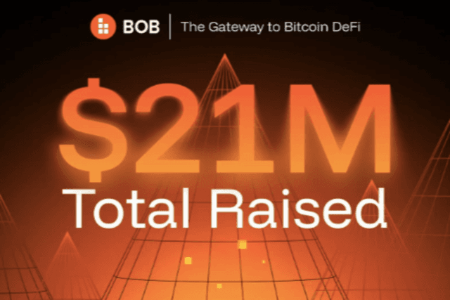 BOB公佈融資金額已達2,100萬美金，Castle Island Ventures, Ledger Cathay Capital, RockawayX, Sats Ventures等機構追加投資
