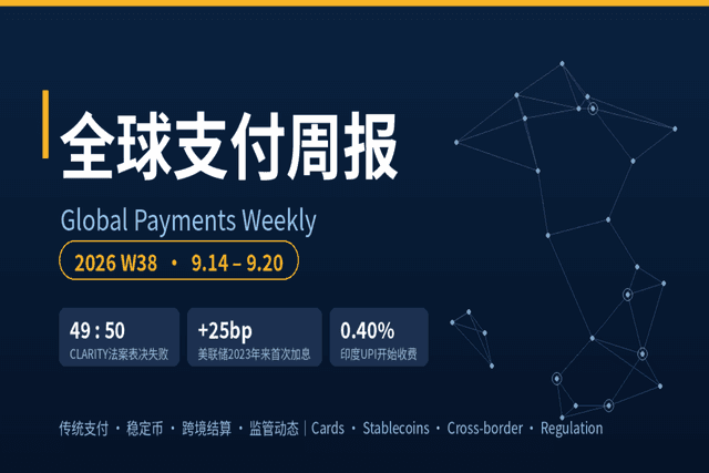 Global Payments Weekly 2026W38