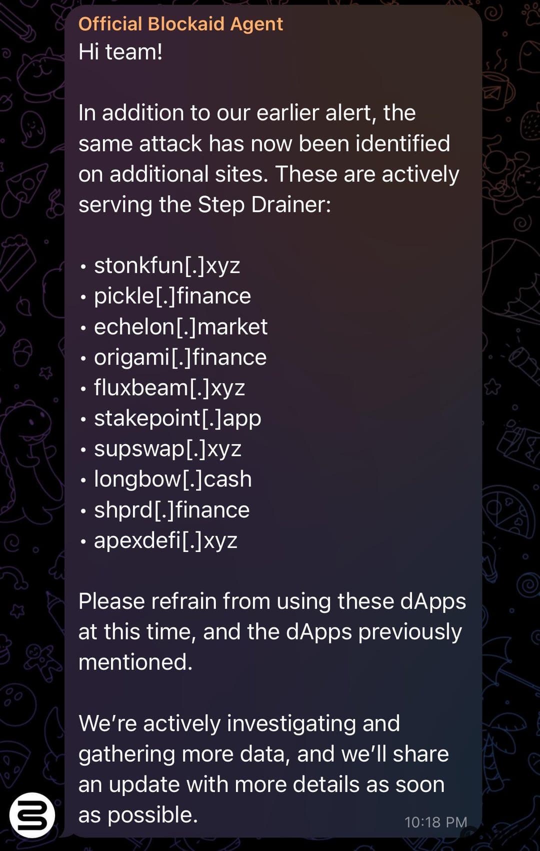 Blockaid Alert Shows StepDrainer Attack Continues to Expand, Warns Users to Be Cautious When Connecting Wallets