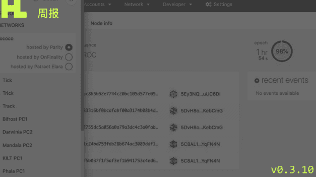 Phala parachain public node connected to Rococo v1