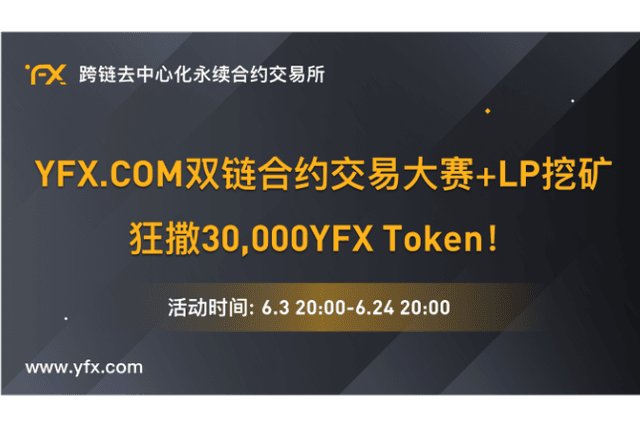 YFX.COM Dual Chain (Heco&Tron) Perpetual Contract Trading Contest + Fund Pool LP Mining Started