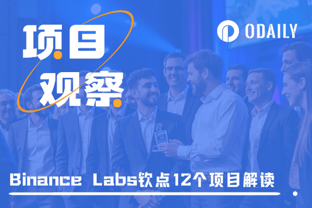 Binance Labs selects 12 projects, with a quick overview of their business background and latest progress