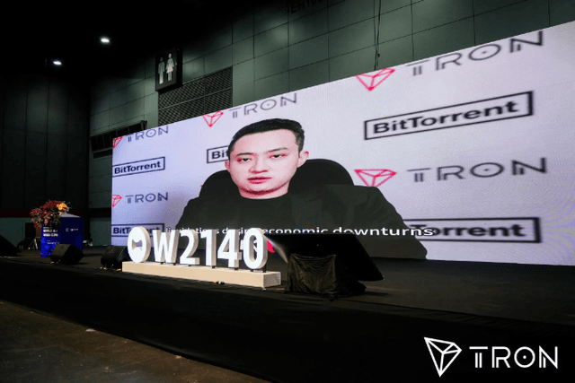 孫宇晨出席W2140 EXPO：波場TRON估值可望突破300億美元