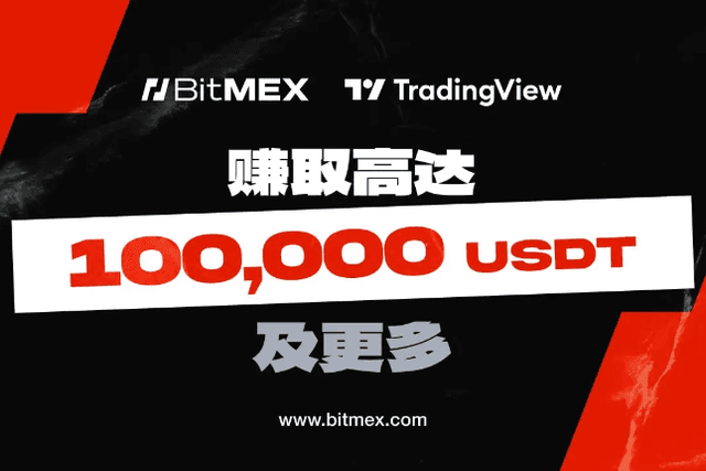 BitMEX宣布與TradingView集成，提供100,000USDT獎勵及更多