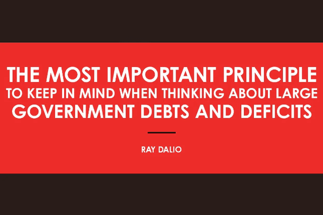 Ray Dalio：思考巨額政府債務和赤字時最重要的原則