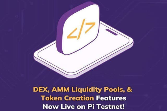 Pi Network在測試網推出DEX、AMM和代幣創建功能