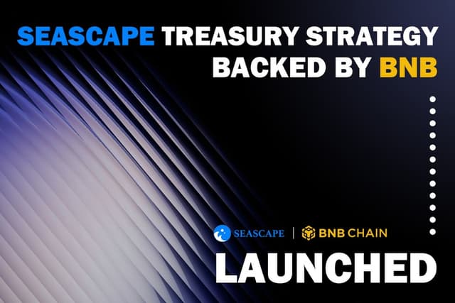 Seascape基金會發表首個鏈上BNB財庫策略,為遊戲生態注入新的資本脈動