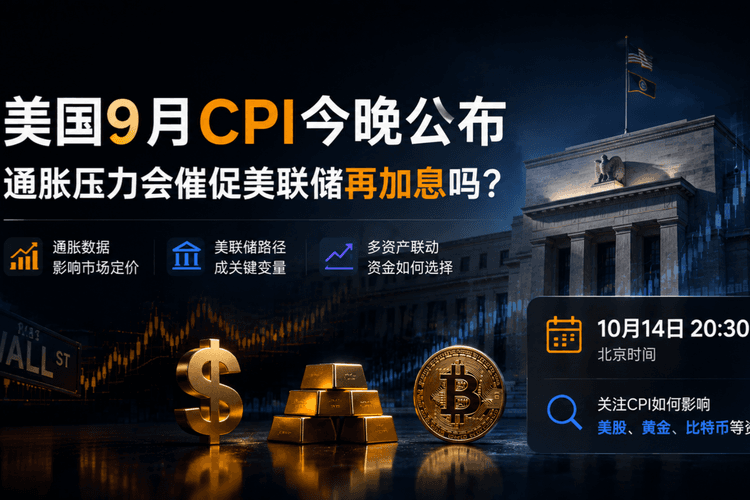 BiyaPay Market Watch: US September CPI to Be Released Tonight—Will Inflation Pressure Push the Fed to Hike Again?