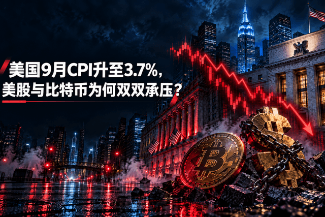 BiyaPay行情观察:美国9月CPI升至3.7%,美股与比特币双双承压